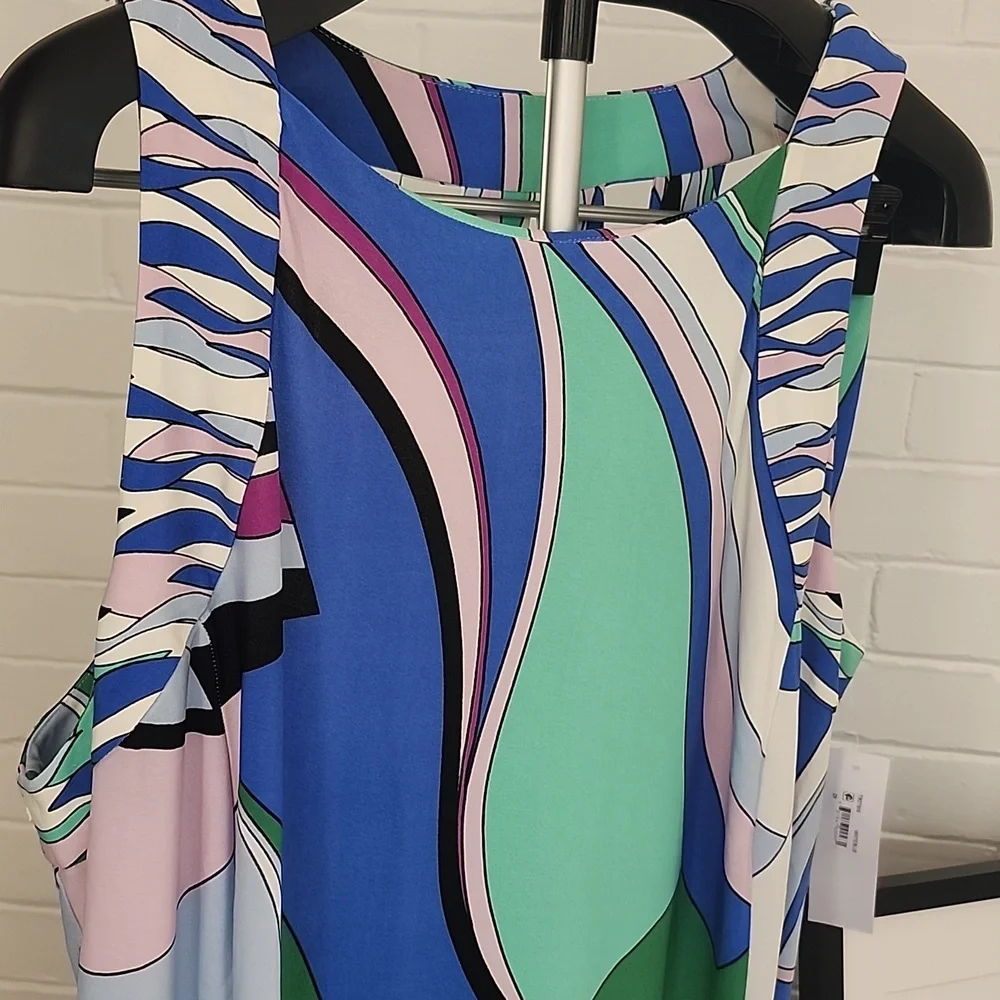 London Times Multicolor Abstract Dress, 2x - Picture 2 of 9